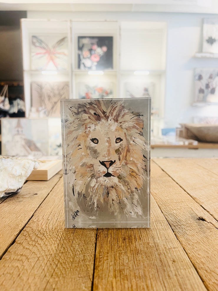 Lion of Judah Acrylic Block