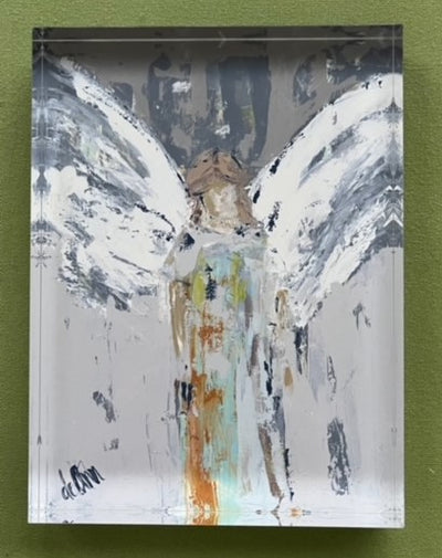 Amelia's Angel Acrylic Block