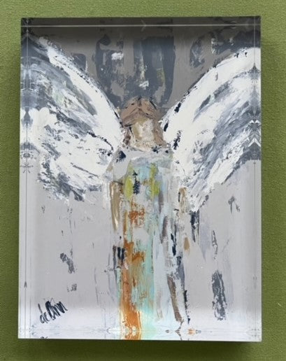 Amelia's Angel Acrylic Block