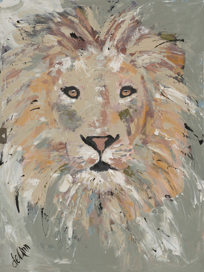 Lion of Judah - Original Recreation 30x40
