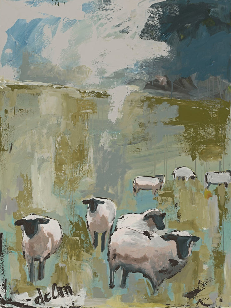 Faithful Flock - Original Recreation 30x40