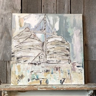 Magnolia Silo- ORIGINAL - Deann Art
