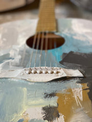 Acoustic Guitar Painted by DeAnn