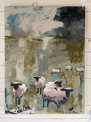 Faithful Flock - Original Recreation 30x40