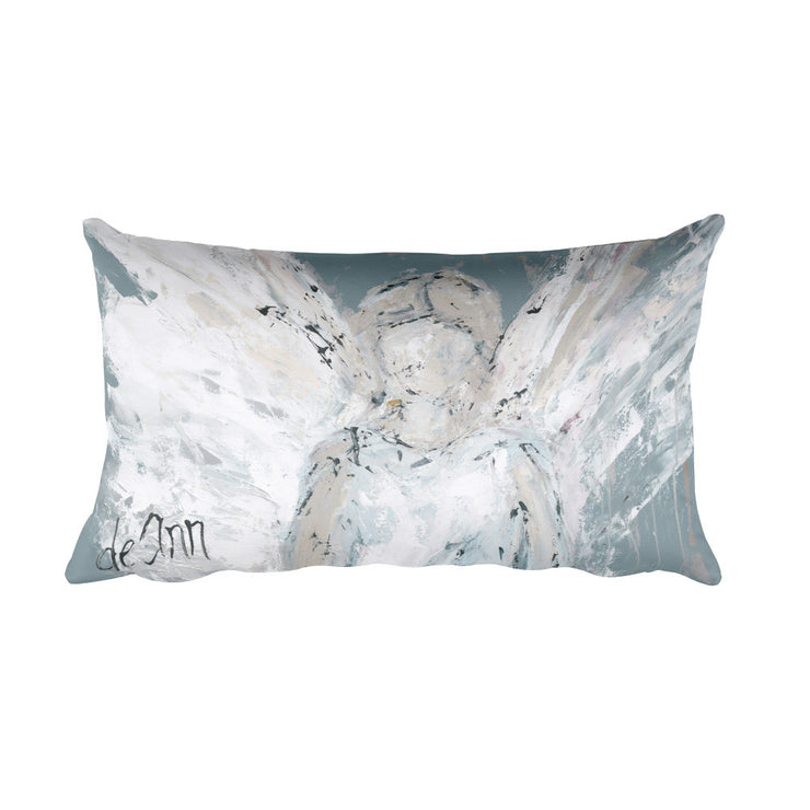 Angel Watching Over You Pillow - Deann Art