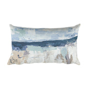 He Calms the Storms So the Waves Are Still Pillow - Deann Art