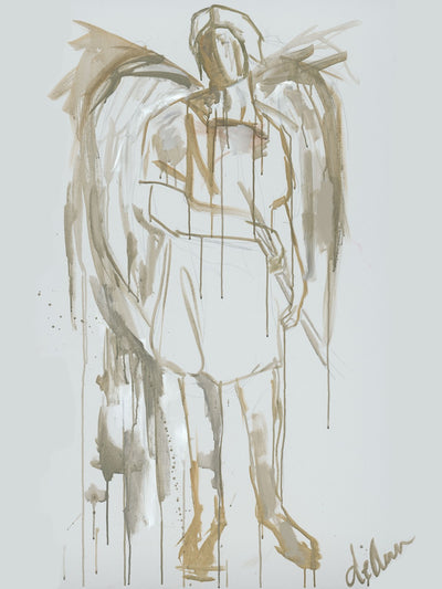 *Warrior - 24x30 - Hand-Glazed*